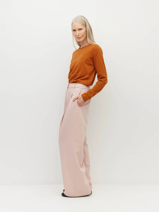 Juliette Hogan | Vela Pant (Relaxed Suiting) | Clay Rose | Palm Boutique