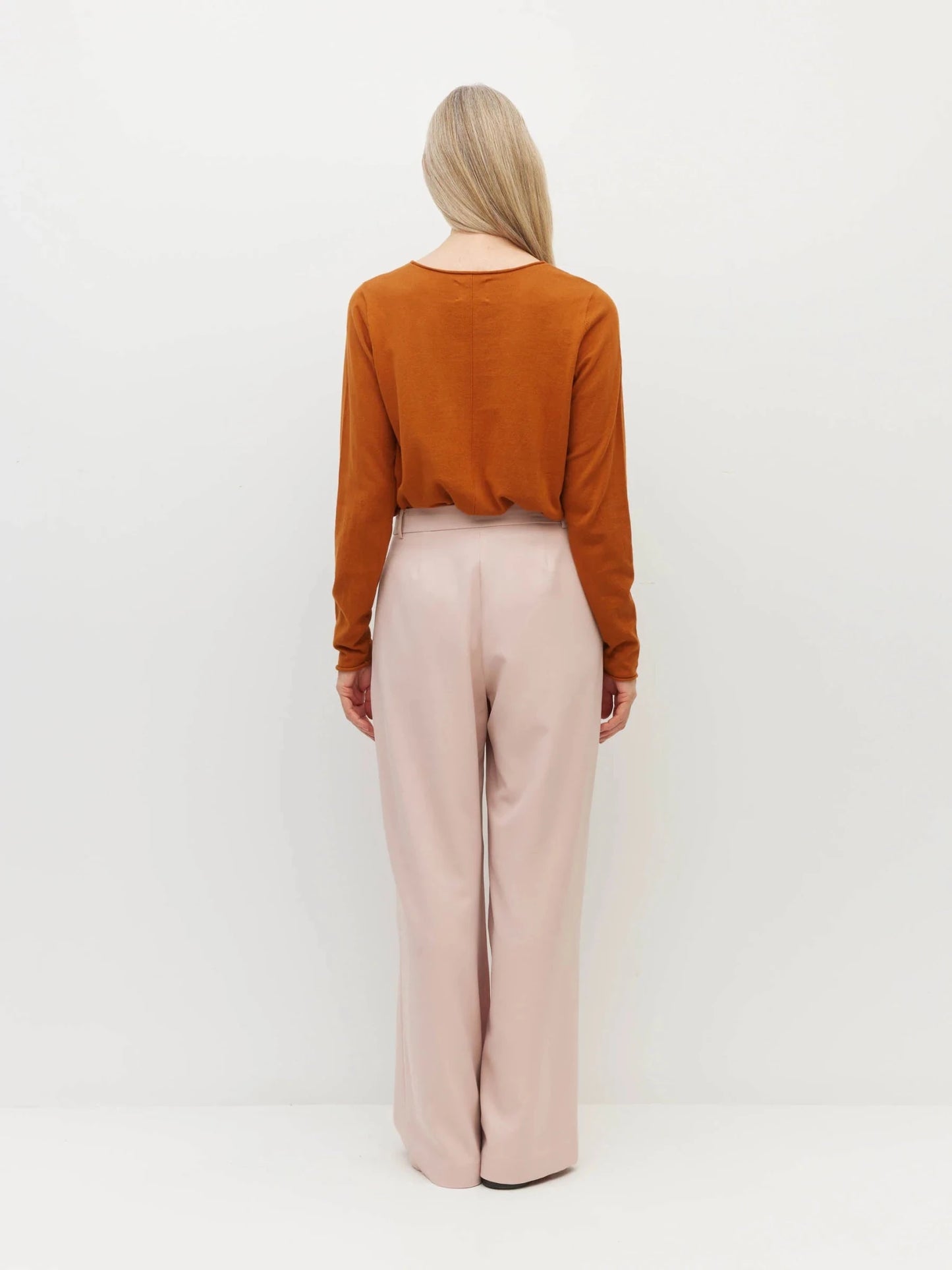 Juliette Hogan | Vela Pant (Relaxed Suiting) | Clay Rose | Palm Boutique