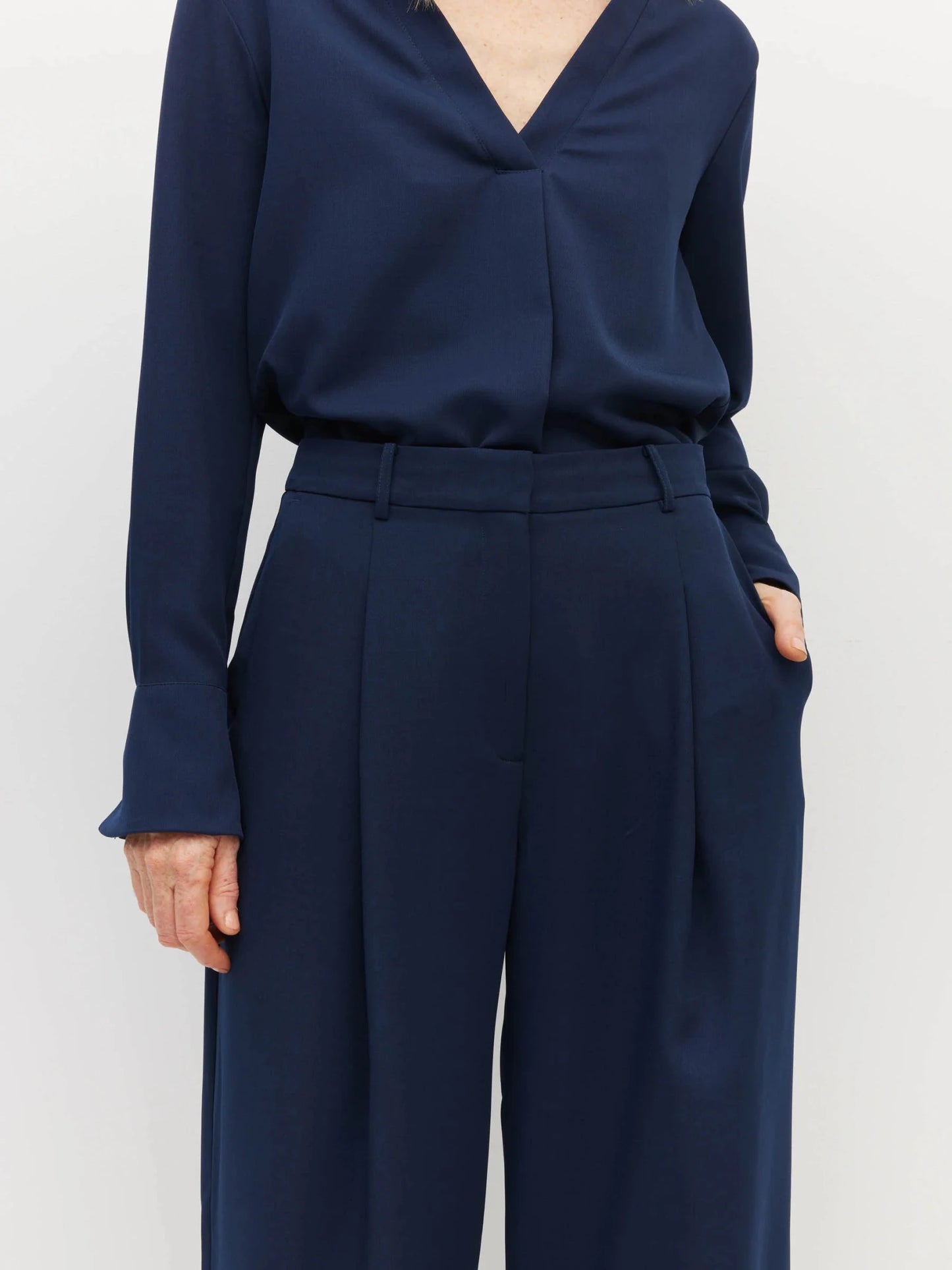 Juliette Hogan | Vela Pant (Relaxed Suiting) | Mariner | Palm Boutique