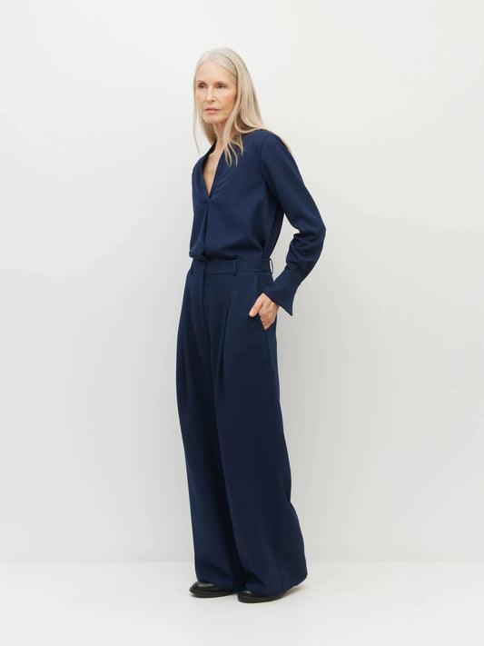 Juliette Hogan | Vela Pant (Relaxed Suiting) | Mariner | Palm Boutique