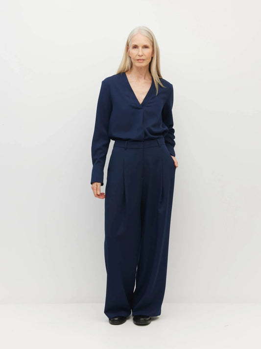 Juliette Hogan | Vela Pant (Relaxed Suiting) | Mariner | Palm Boutique