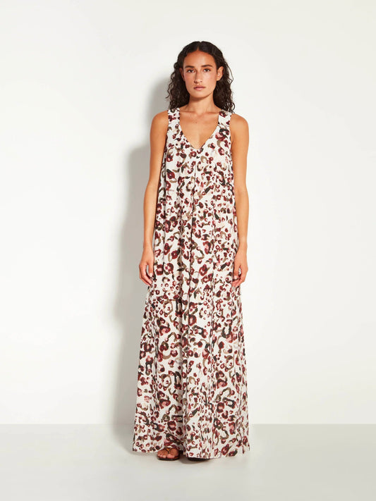 Juliette Hogan | Violetta Dress | (Leo Cotton) Savanna | Palm Boutique