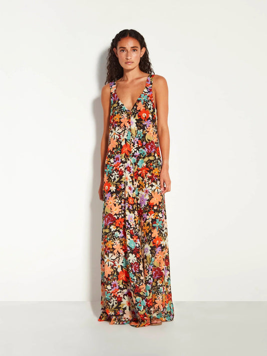 Juliette Hogan | Violetta Dress (Petal Parade Silk CDC) | Ember | Palm Boutique
