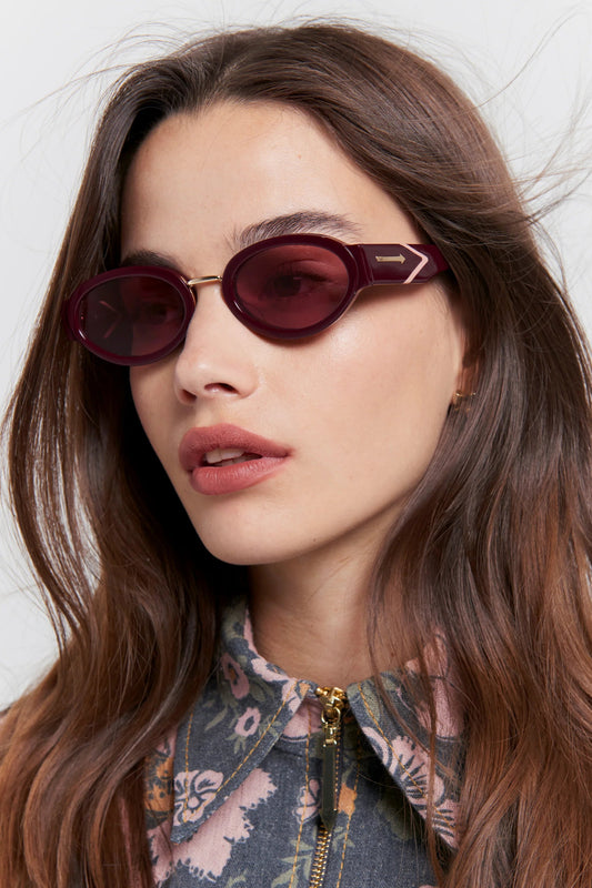 Karen Walker | All Out Oxblood | Oxblood | Palm Boutique