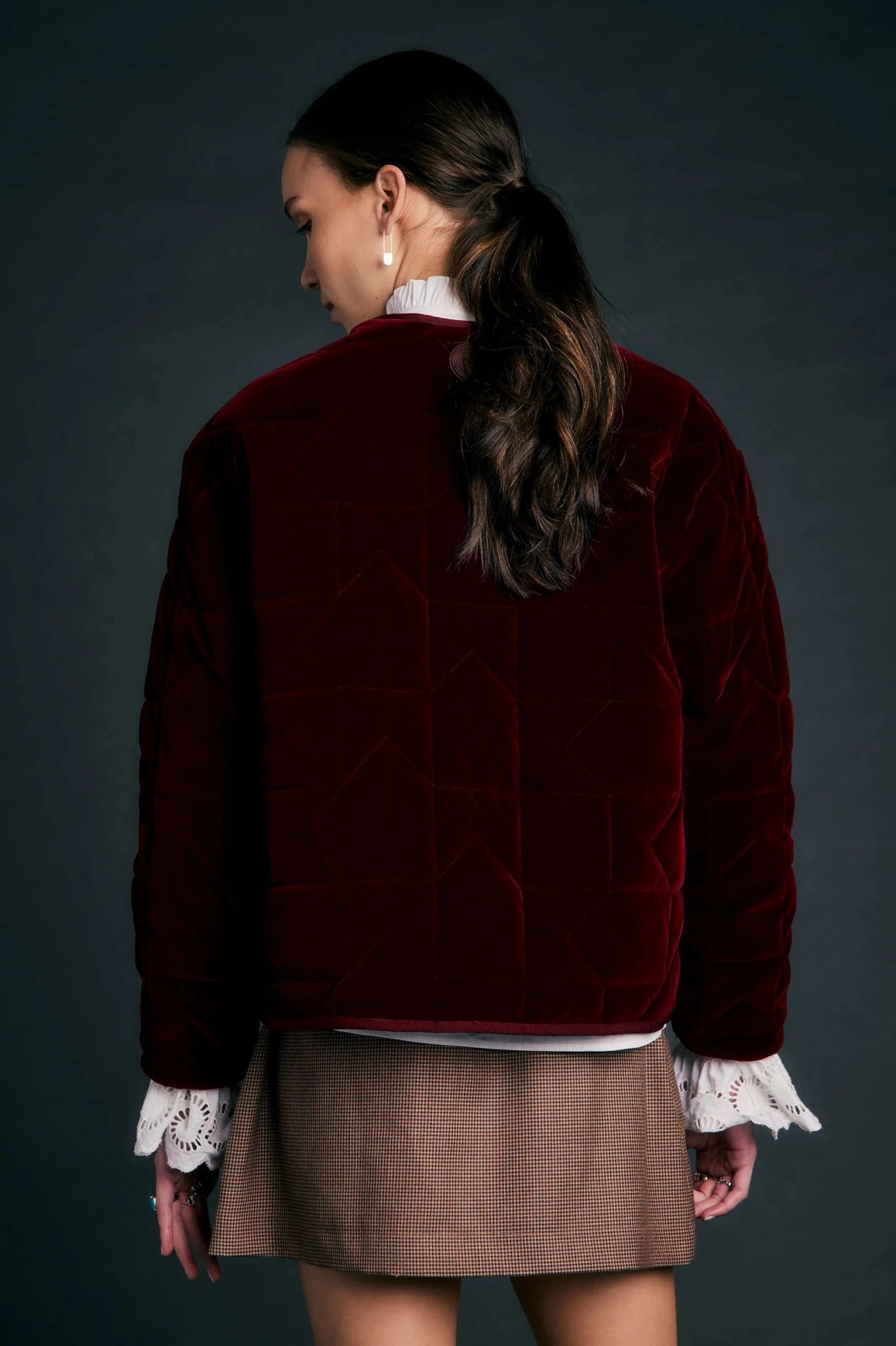 Karen Walker | Ashford Jacket | Merlot | Palm Boutique