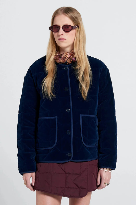 Karen Walker | Ashford Jacket | Navy | Palm Boutique