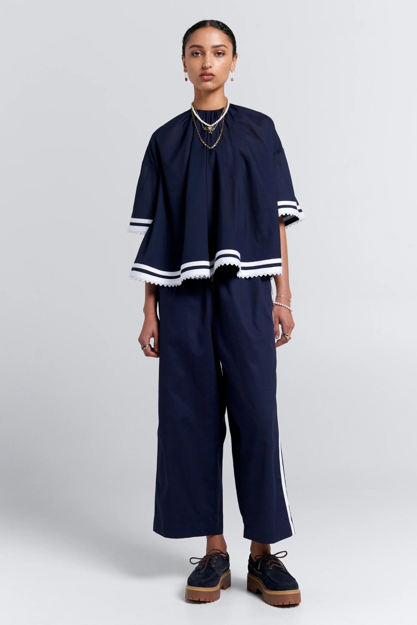 Karen Walker | Boat Pants | Navy | Palm Boutique