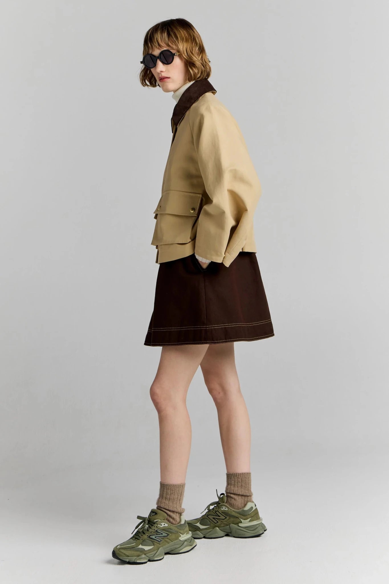 Karen Walker | Chore Jacket | Tan | Palm Boutique