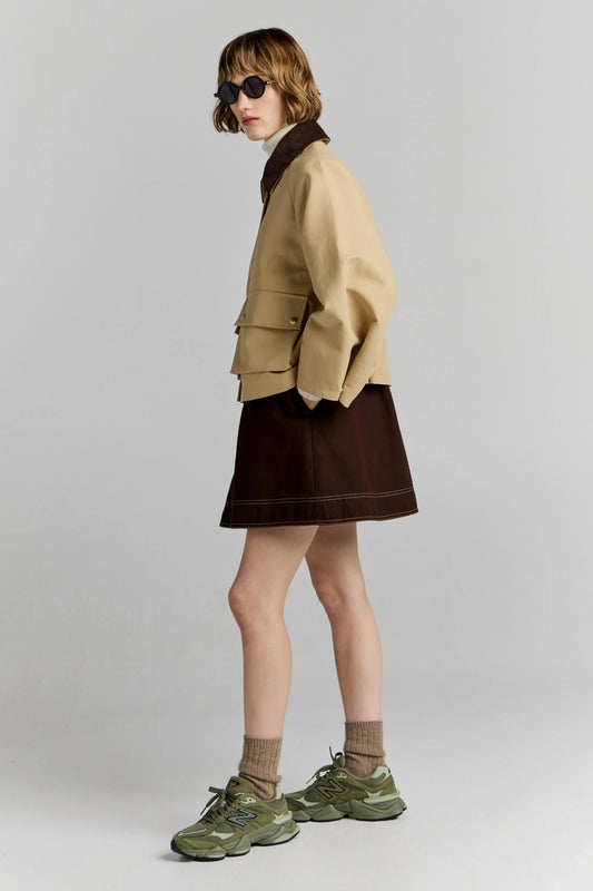 Karen Walker | Chore Jacket | Tan | Palm Boutique