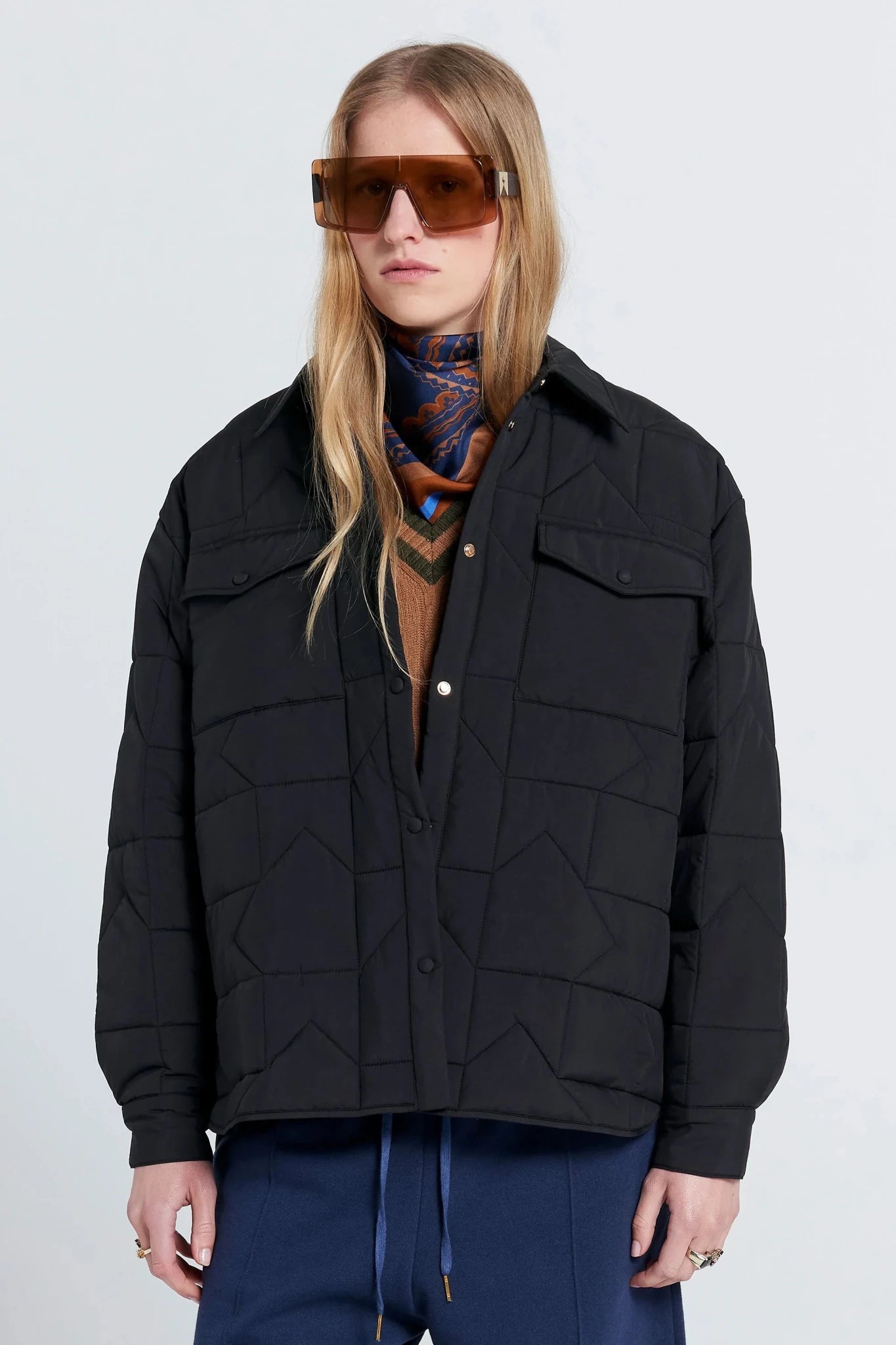 Karen Walker | Crest Jacket | Black | Palm Boutique