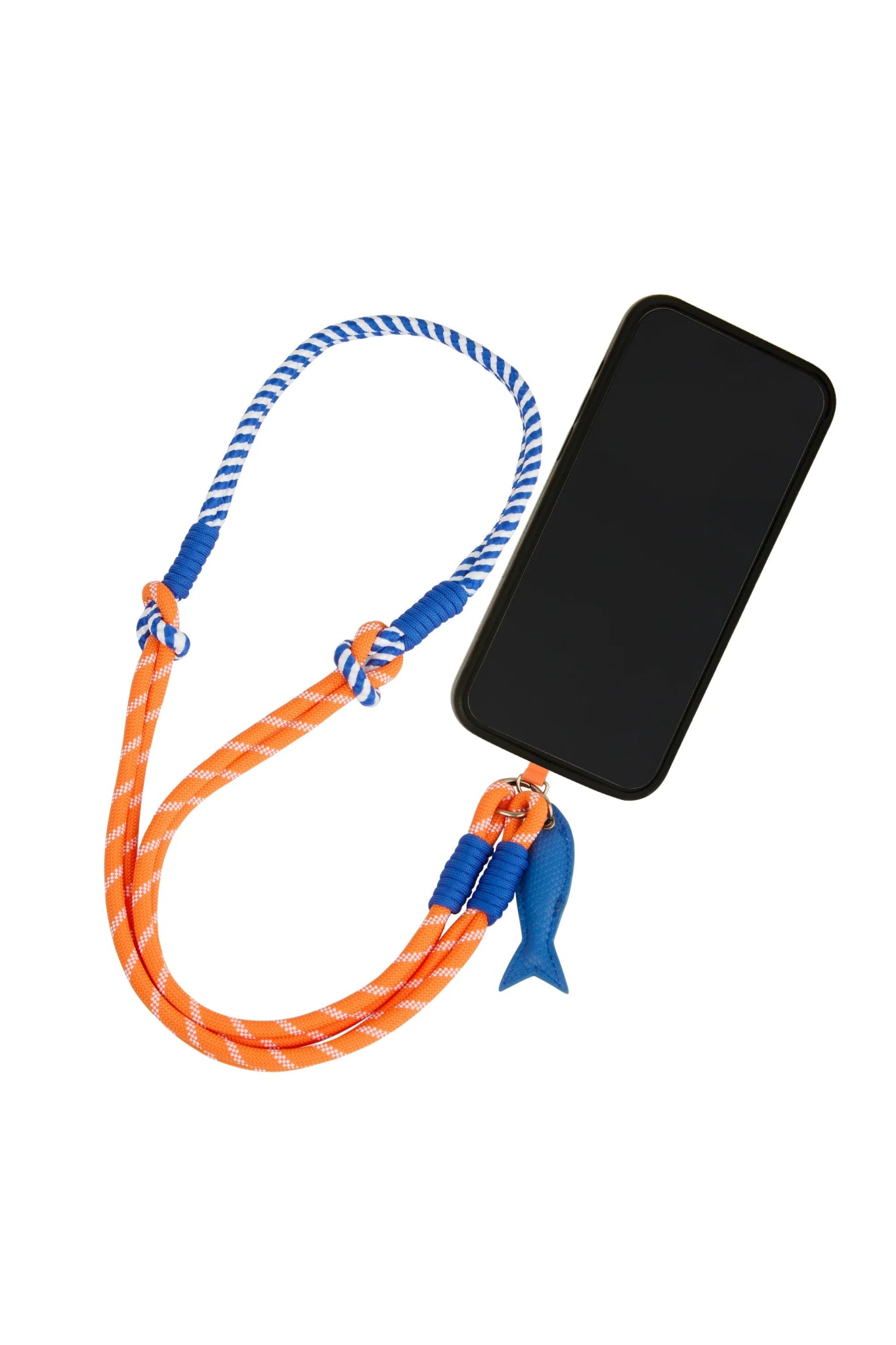Karen Walker | Crossbody Phone Strap | Orange Blue | Palm Boutique