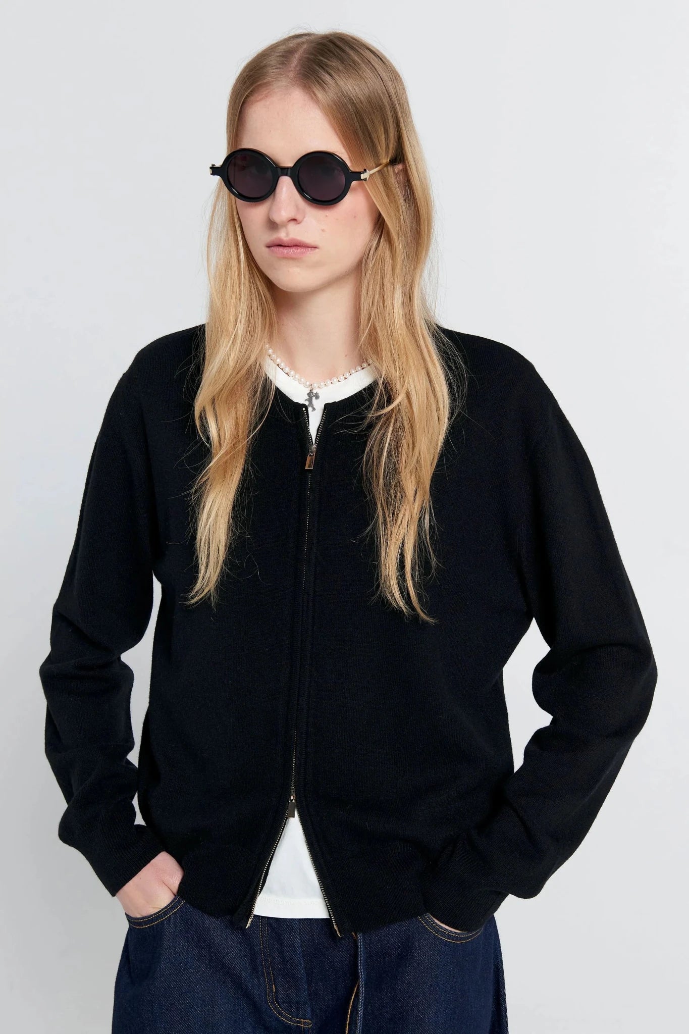 Karen Walker | Elodie Cardigan | Black | Palm Boutique