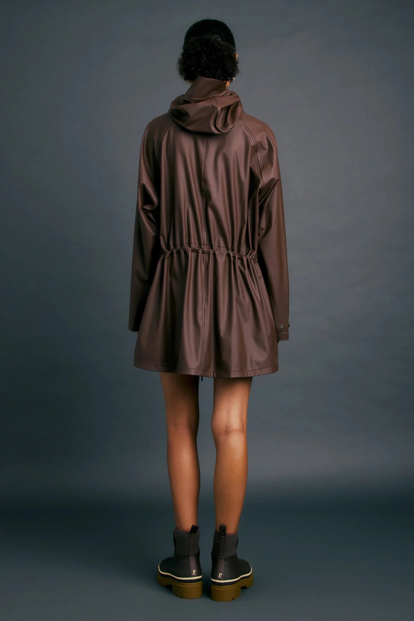 Karen Walker | Excursion Raincoat | Chocolate | Palm Boutique