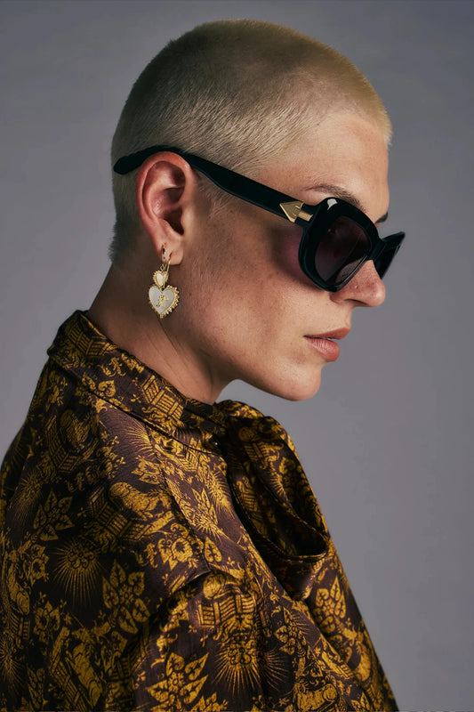 Karen Walker Eyewear | Pulse | Black | Palm Boutique