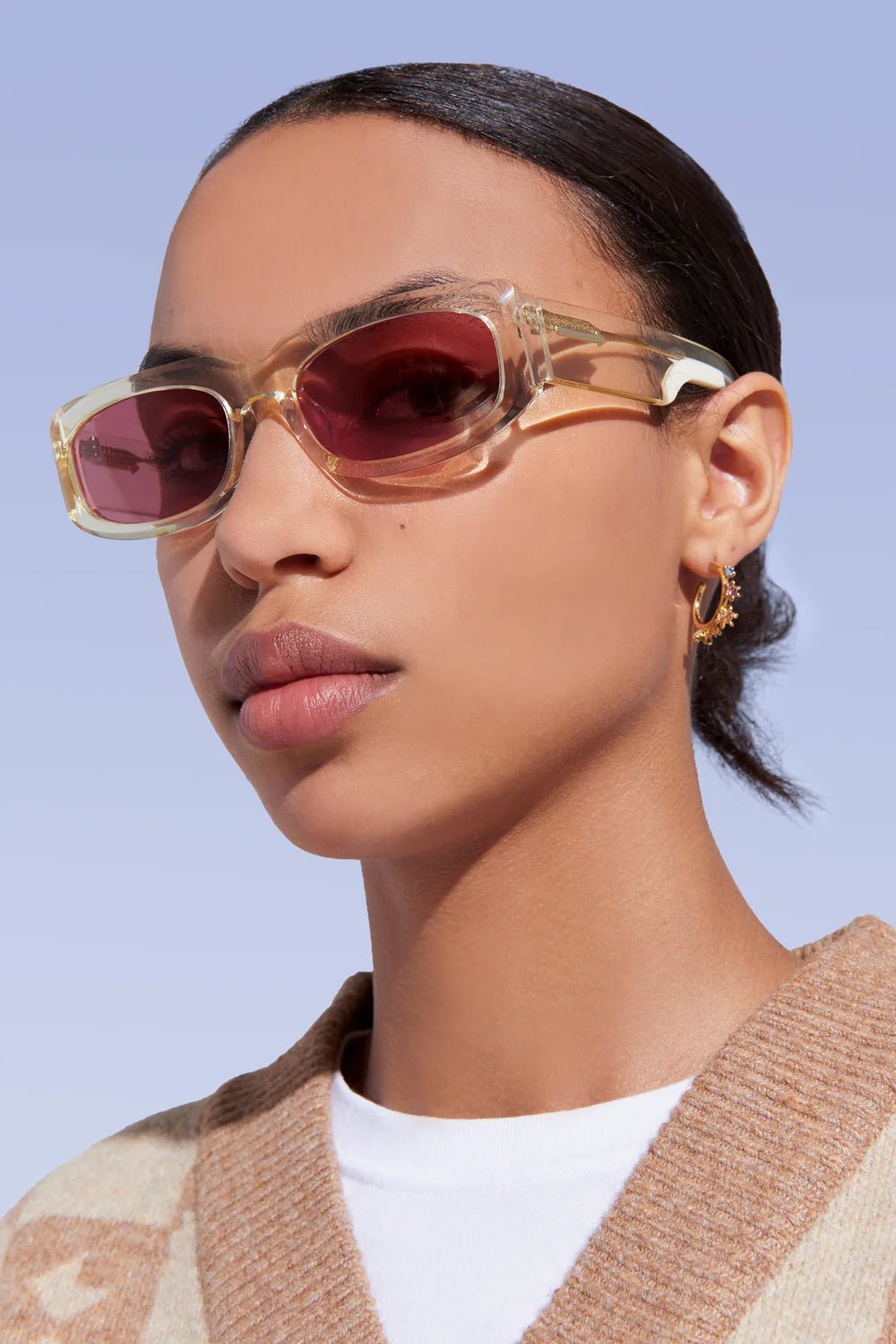 Karen Walker Eyewear | Zahra | Vintage Clear | Palm Boutique