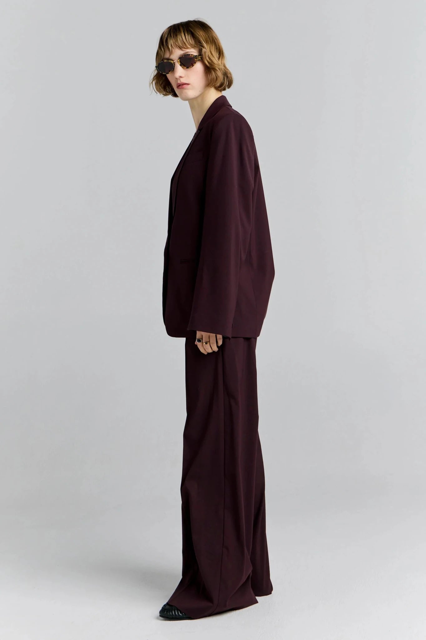 Karen Walker | Frontier Jacket | Plum | Palm Boutique
