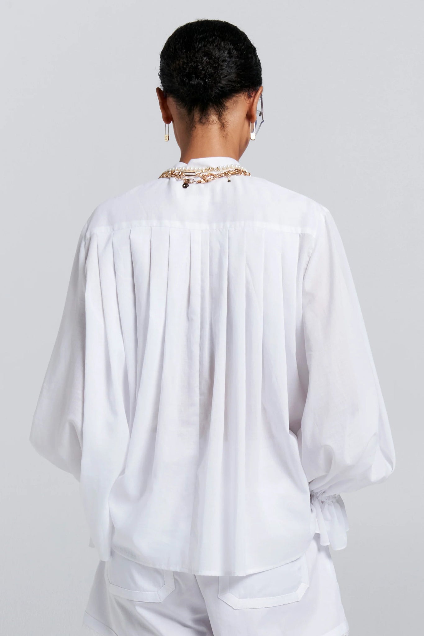 Karen Walker | Furrow Shirt | White | Palm Boutique
