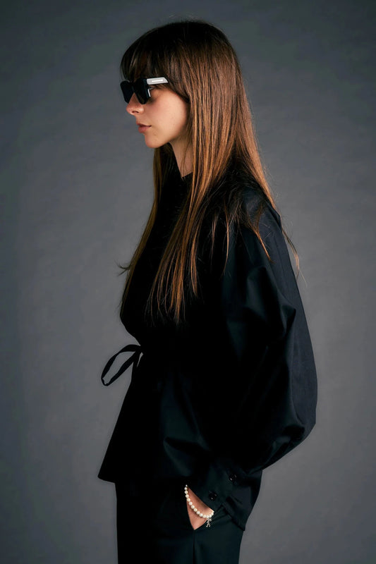 Karen Walker | Gale Force Shirt | Black | Palm Boutique