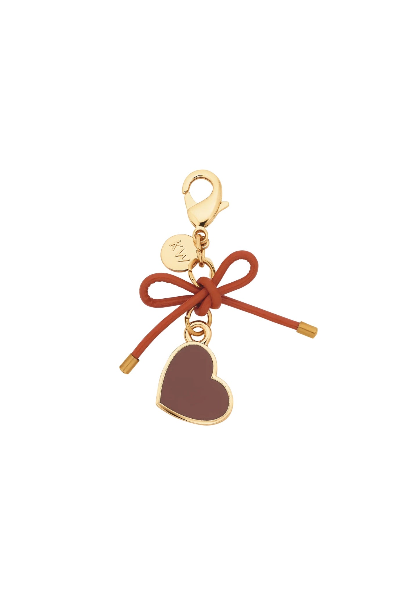 Karen Walker | Heart Charm | Gold Brown | Palm Boutique