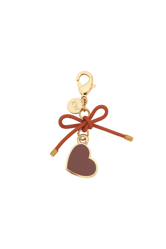 Karen Walker | Heart Charm | Gold Brown | Palm Boutique