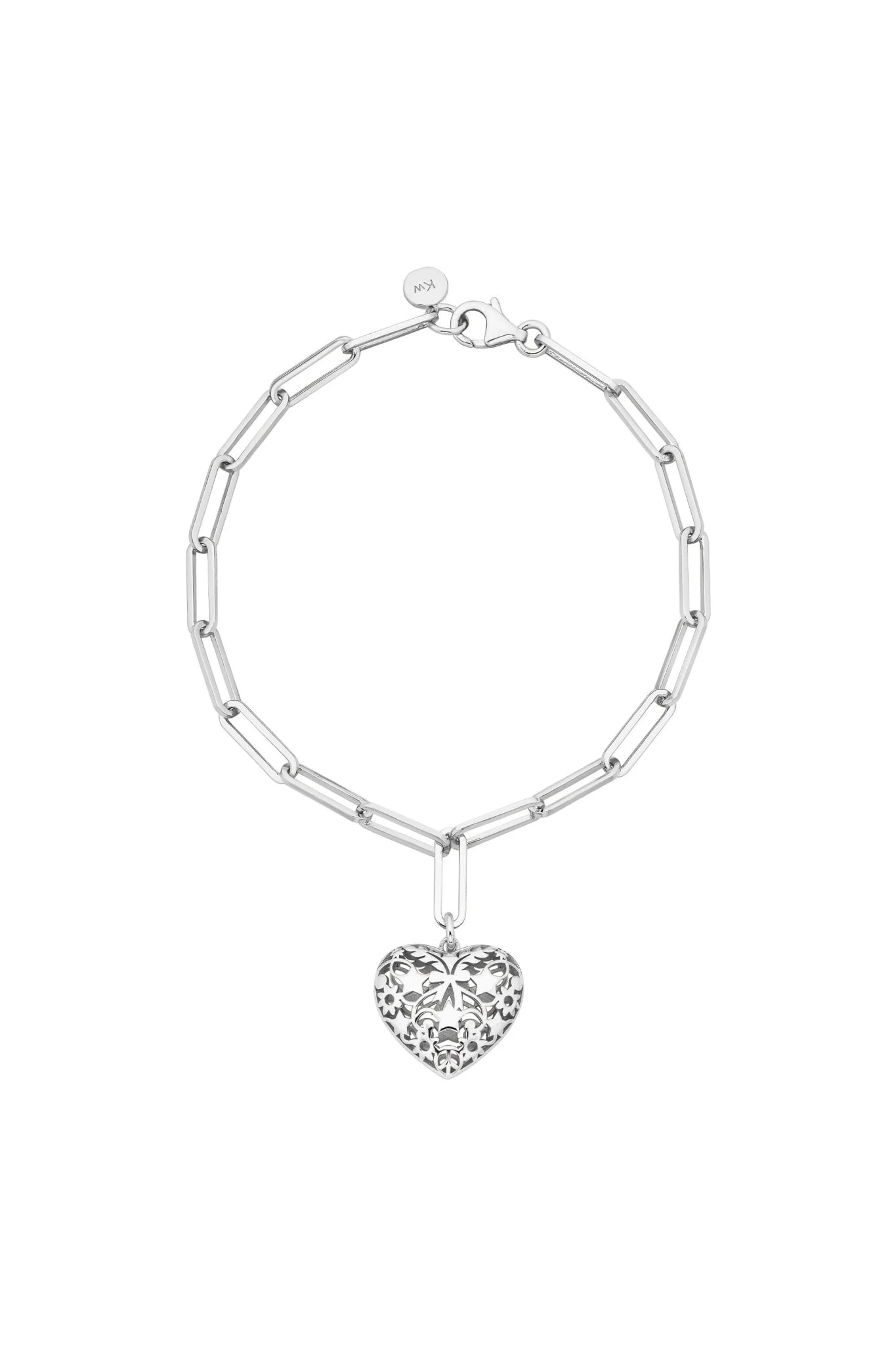 Karen Walker | Heart Thrills Bracelet | Silver | Palm Boutique
