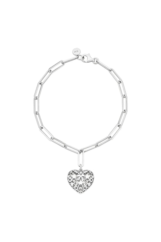 Karen Walker | Heart Thrills Bracelet | Silver | Palm Boutique