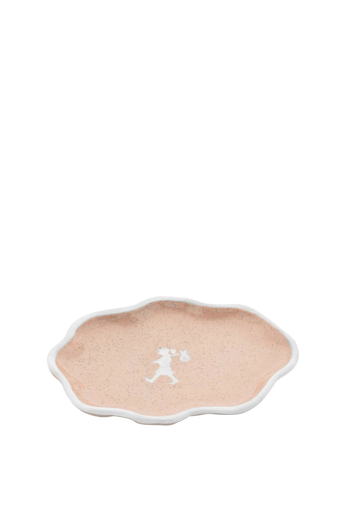 Karen Walker | KW x JS Ceramics Runaway Dish | Peach | Palm Boutique