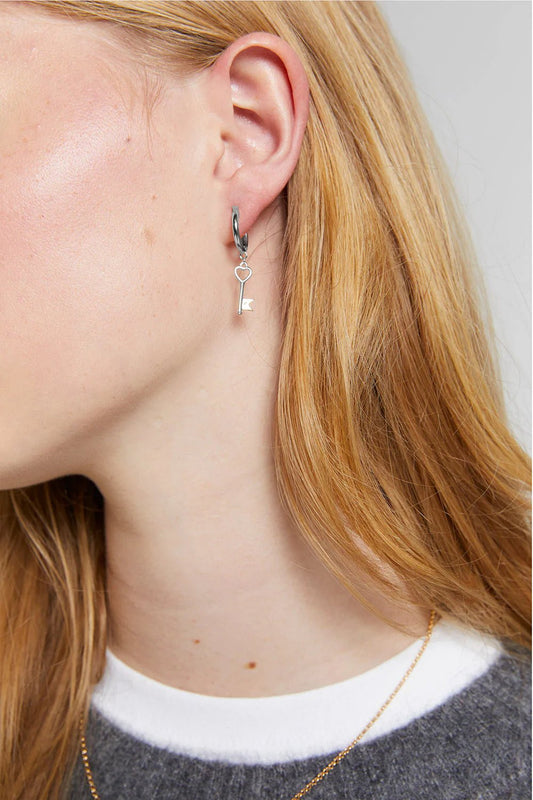 Karen Walker | Monogram Key Earrings | Stirling Silver | Palm Boutique