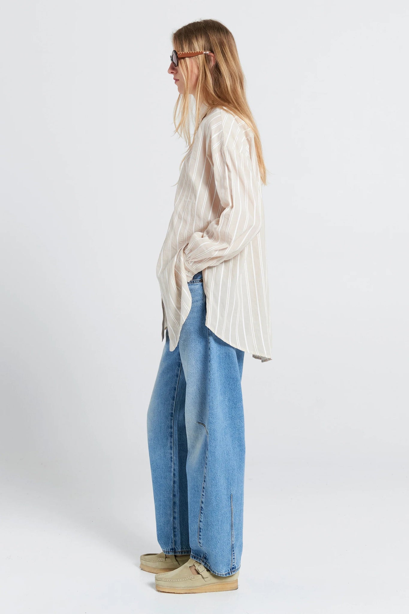 Karen Walker | Oversized Walker Shirt | Natural | Palm Boutique
