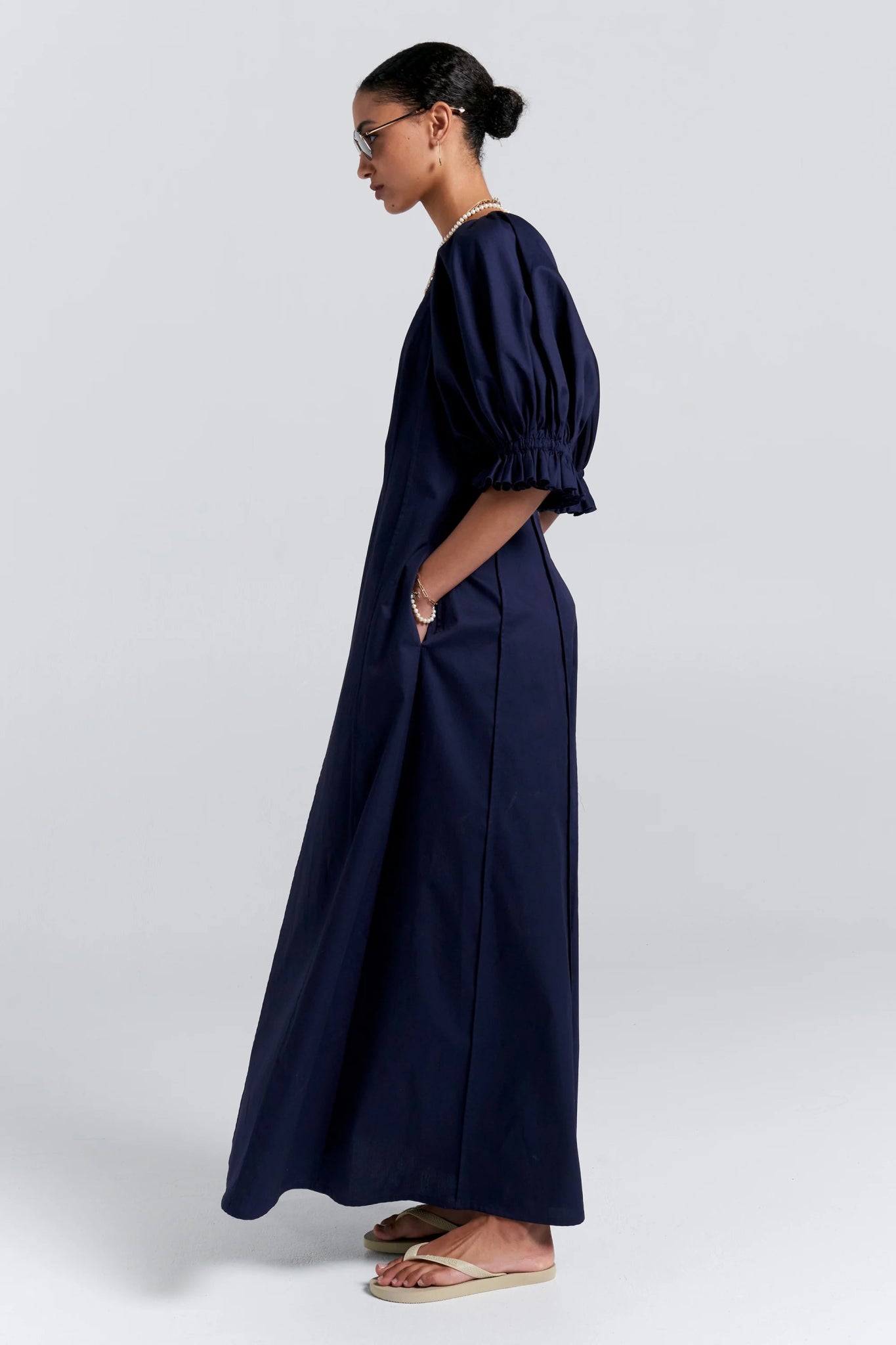 Karen Walker | Perfect Day Melody Dress | Navy | Palm Boutique