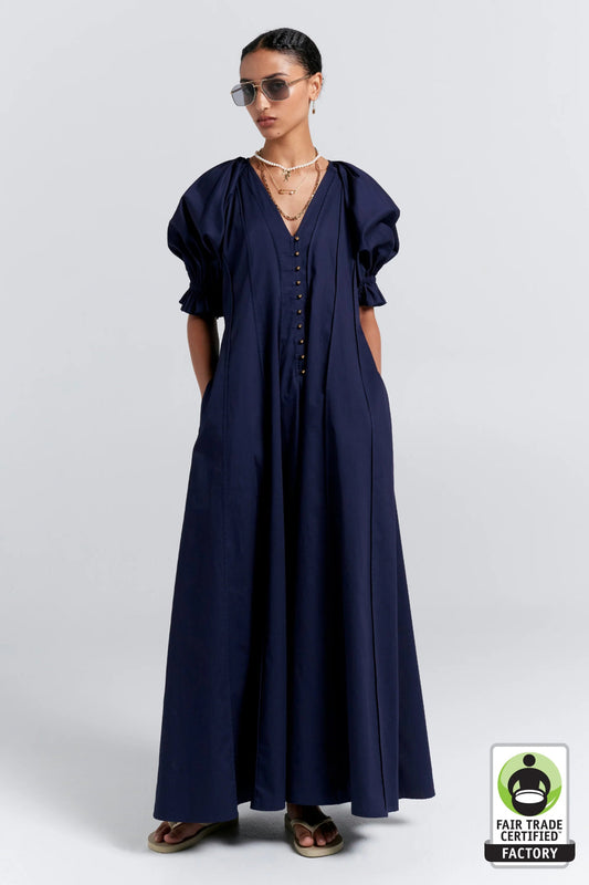 Karen Walker | Perfect Day Melody Dress | Navy | Palm Boutique