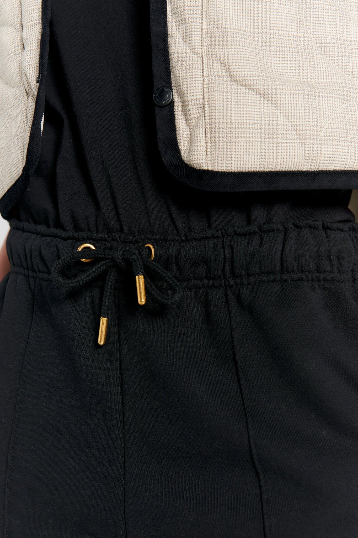 Karen Walker | Pin Tuck Track Pants | Black | Palm Boutique