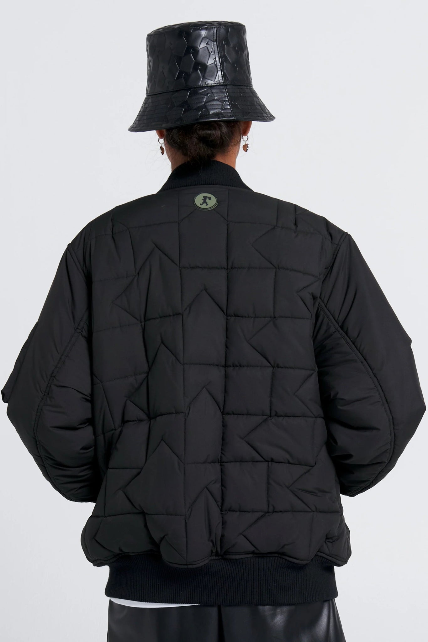 Karen Walker | Quilted Bomber Jacket | Black | Palm Boutique