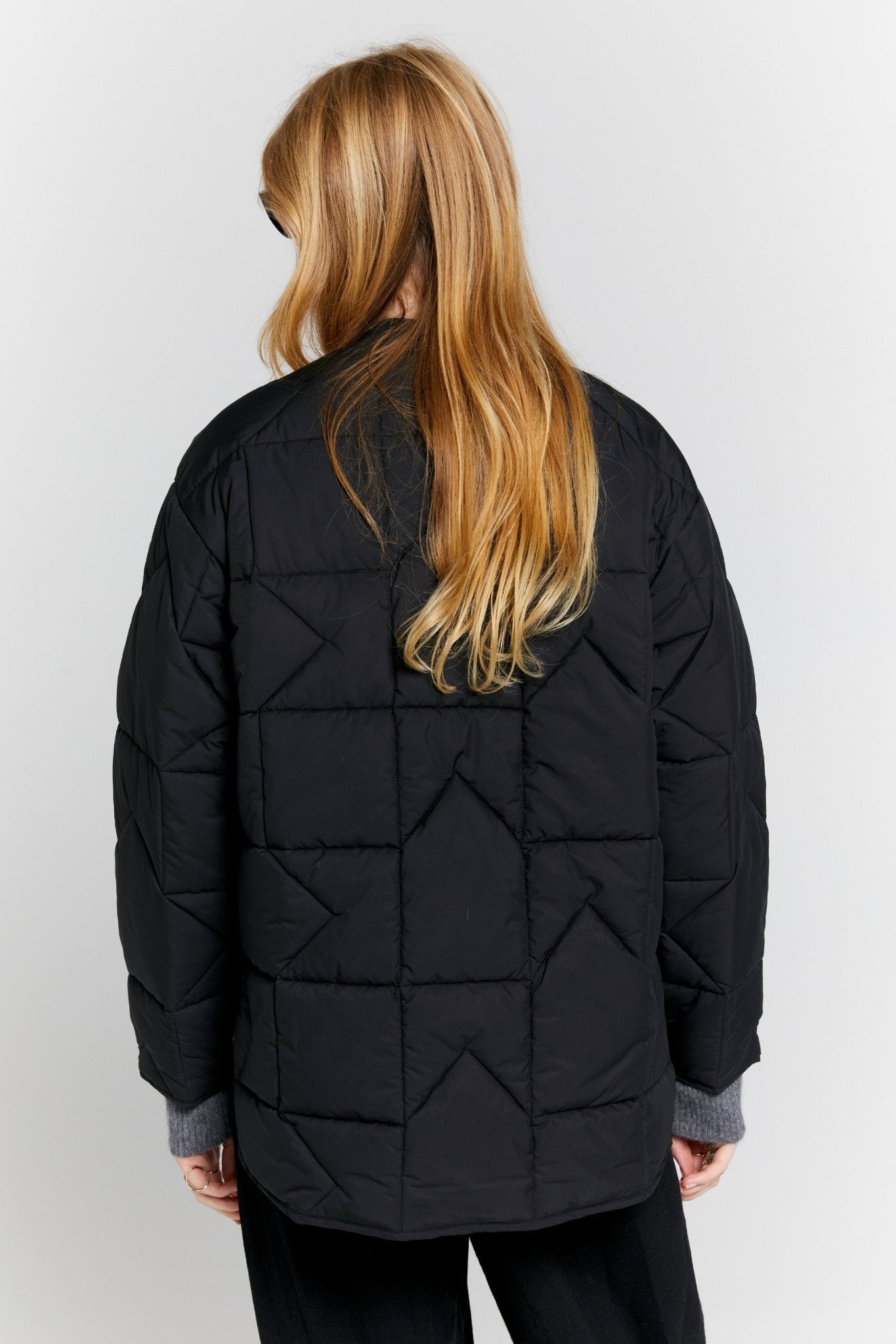 Karen Walker | Quilted Monogram Jacket | Black | Palm Boutique