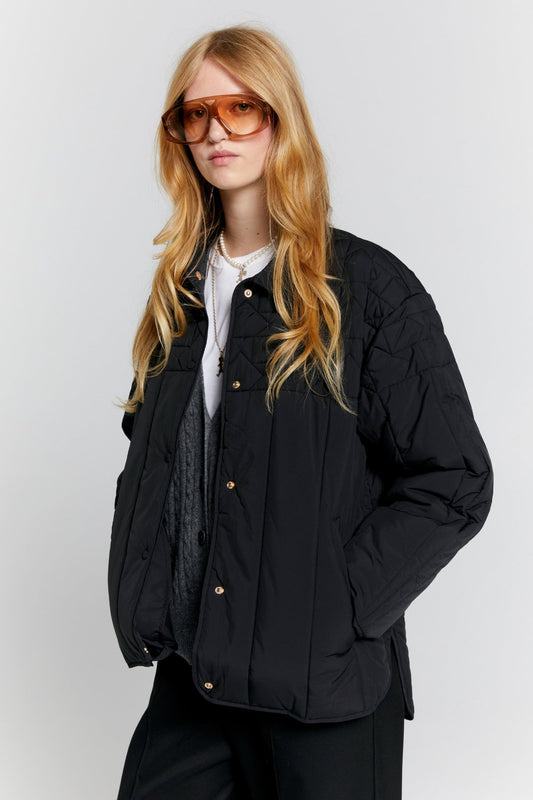 Karen Walker | Quilted Voyager Jacket | Black | Palm Boutique