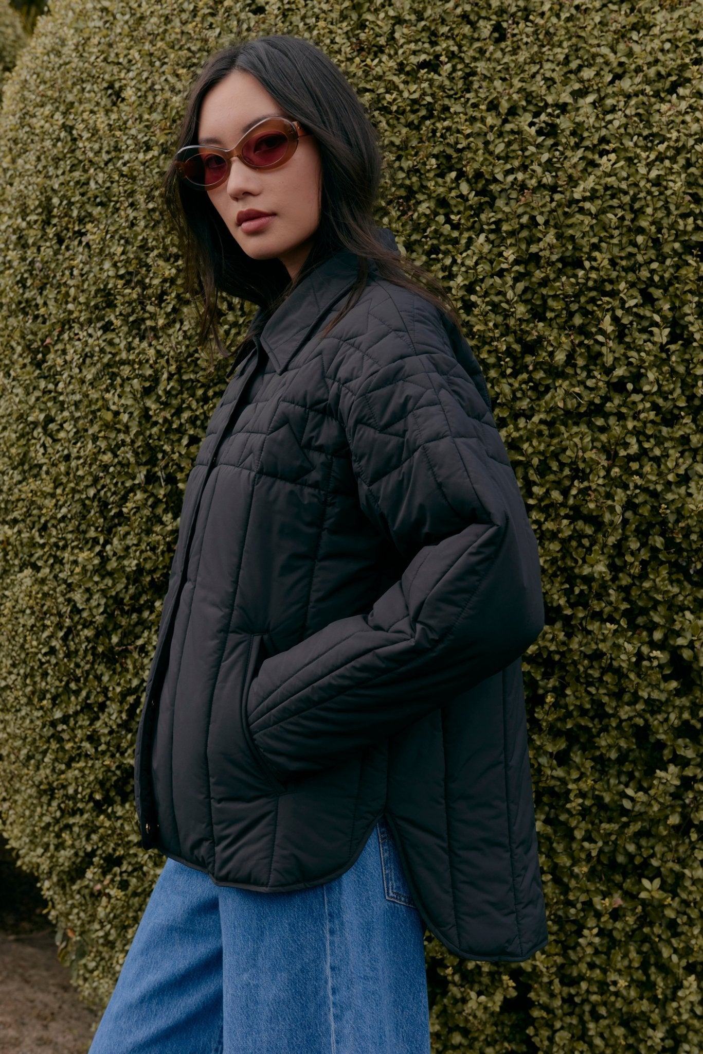 Karen Walker | Quilted Voyager Jacket | Black | Palm Boutique