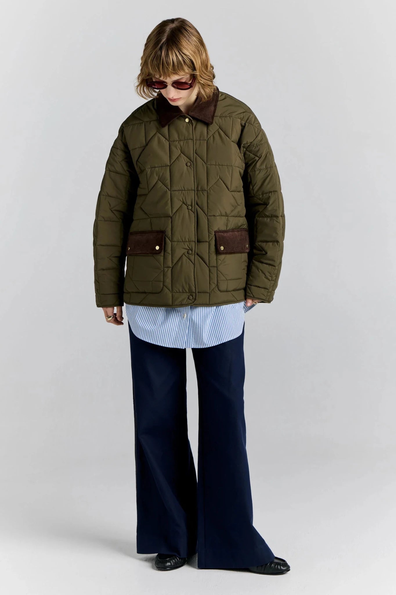 Karen Walker | Ridge Jacket | Dark Olive | Palm Boutique