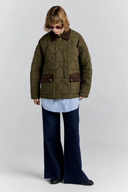 Karen Walker | Ridge Jacket | Dark Olive | Palm Boutique
