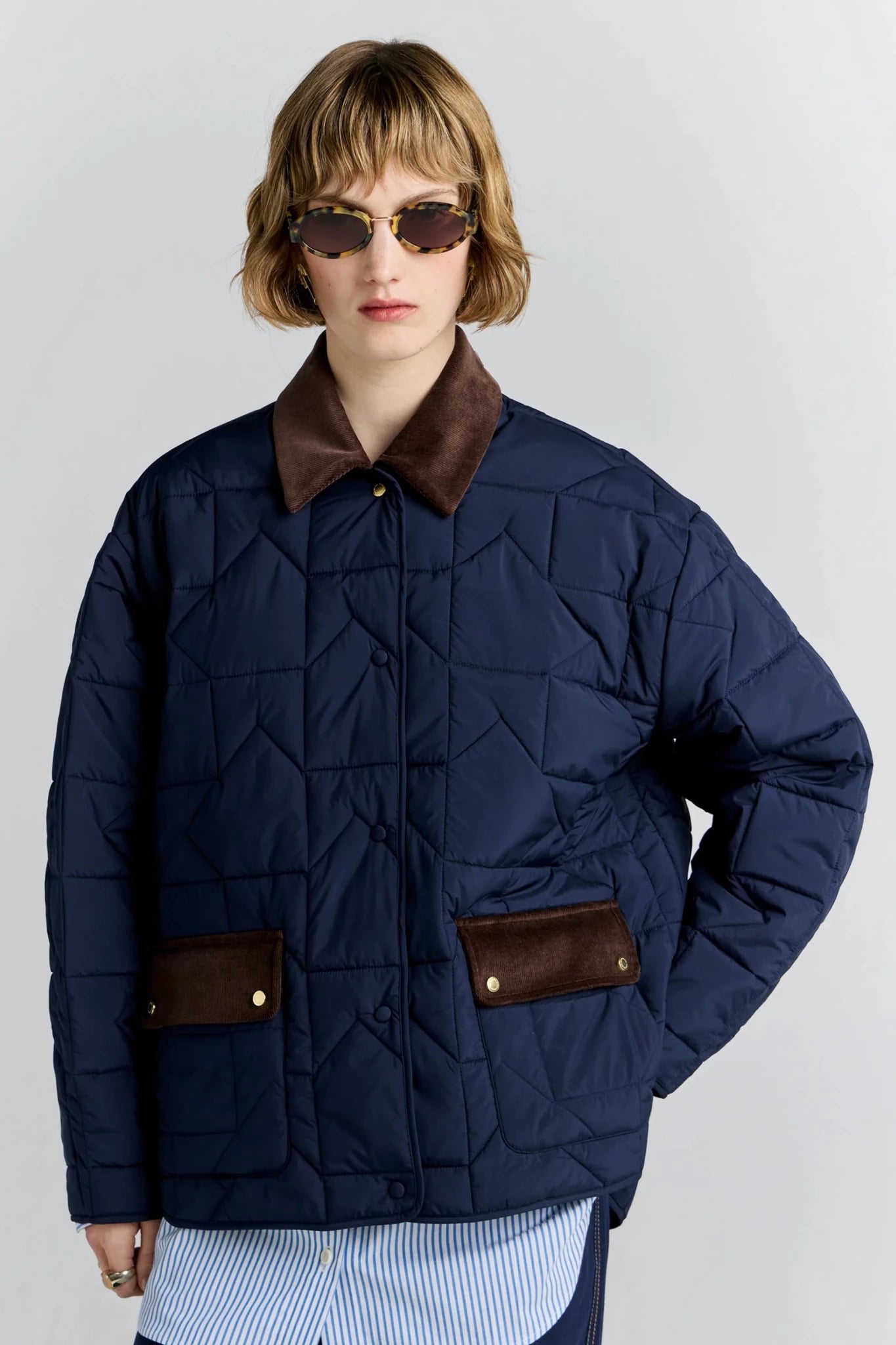 Karen Walker | Ridge Jacket | Navy | Palm Boutique