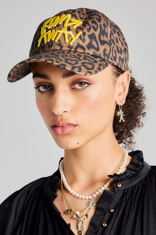 Karen Walker | Runaway Cap | Leopard Multi | Palm Boutique