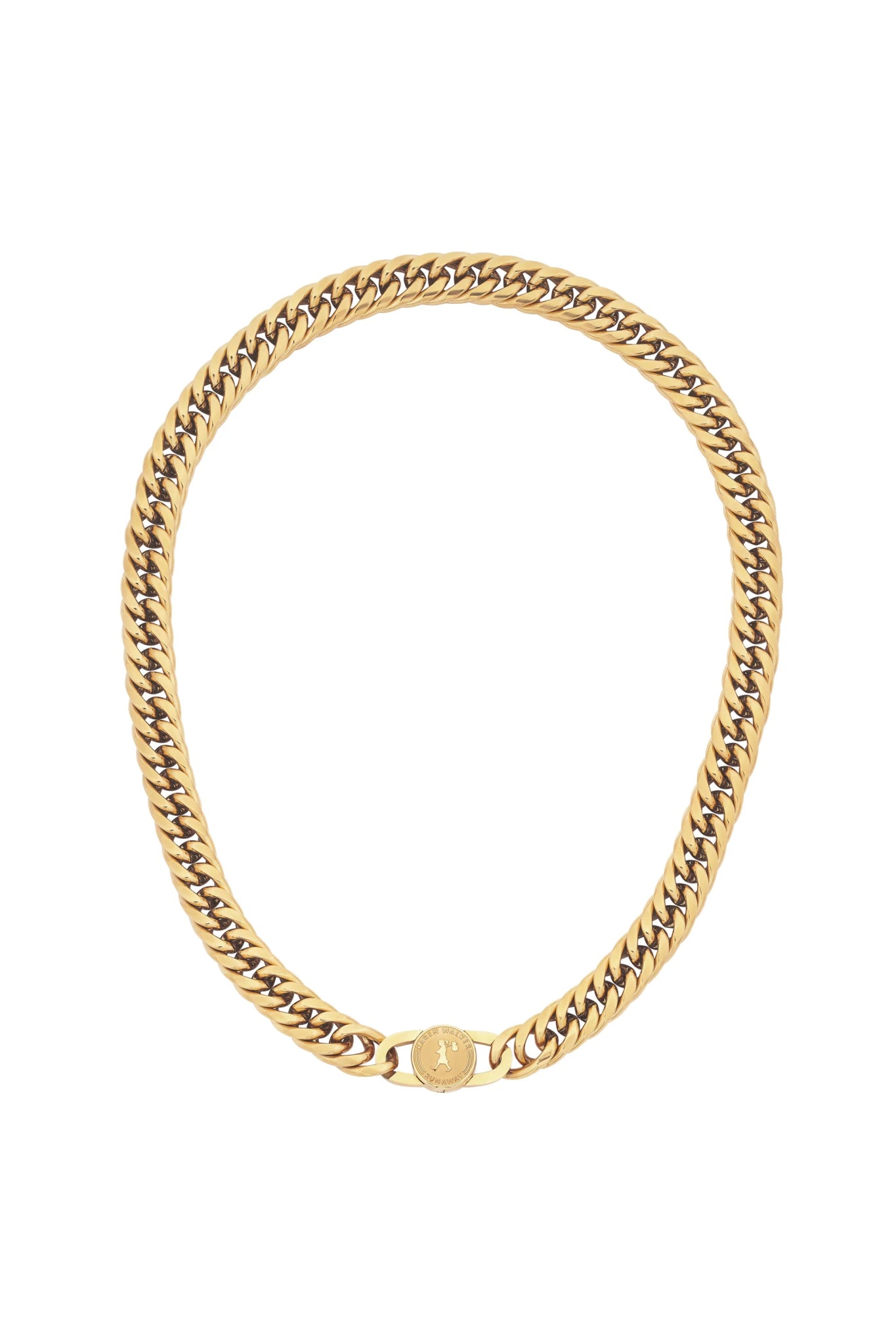 Karen Walker | Runaway Curb Chain Necklace | Gold | Palm Boutique