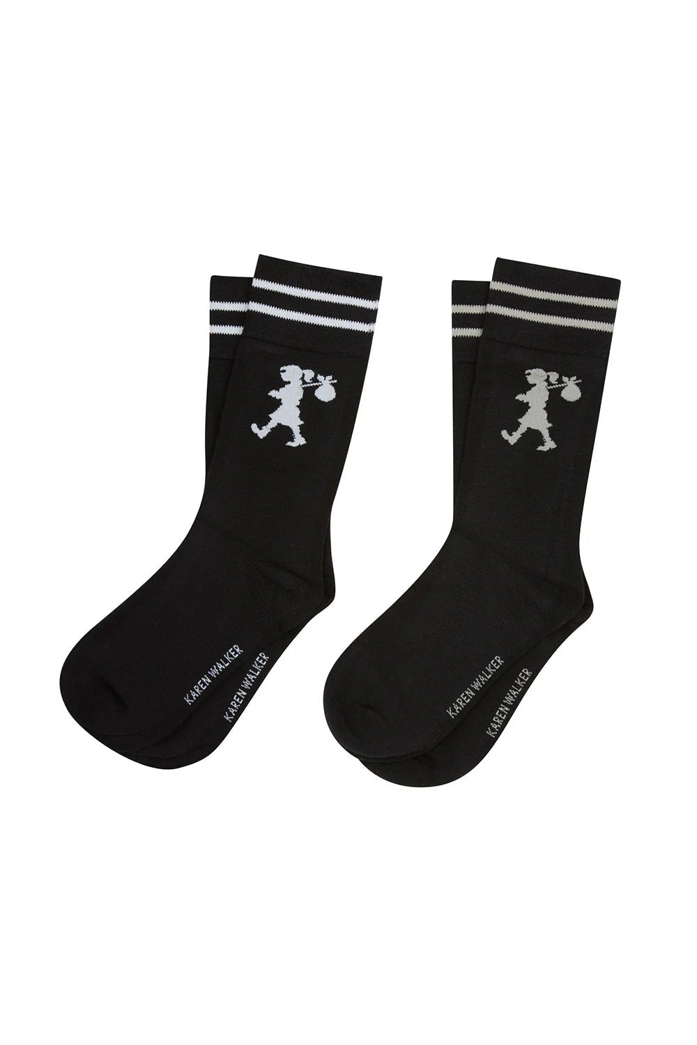 Karen Walker | Runaway Girl Socks 2 Pack One Size | Palm Boutique