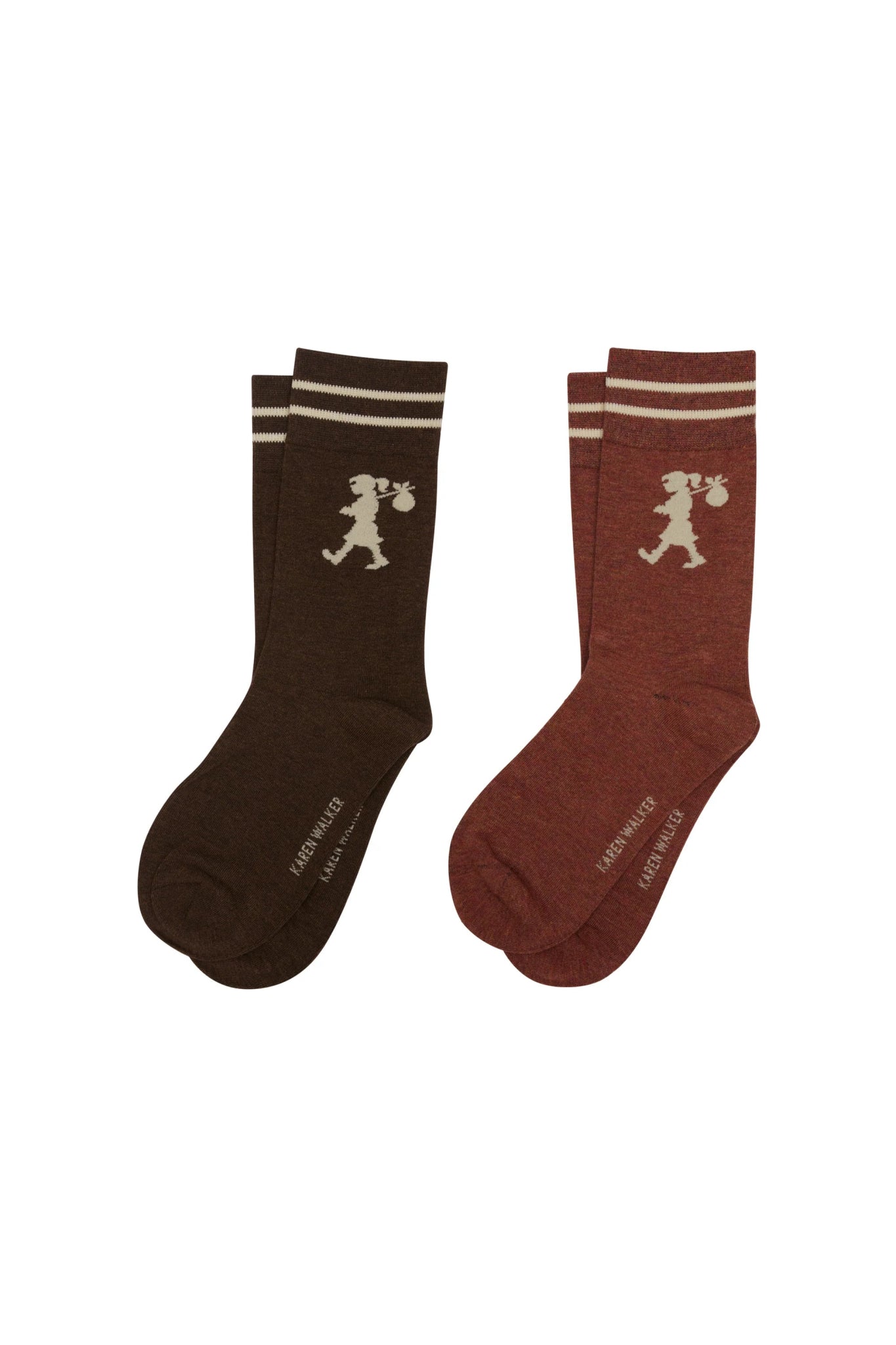 Karen Walker | Runaway Girl Socks 2 Pack One Size | Palm Boutique