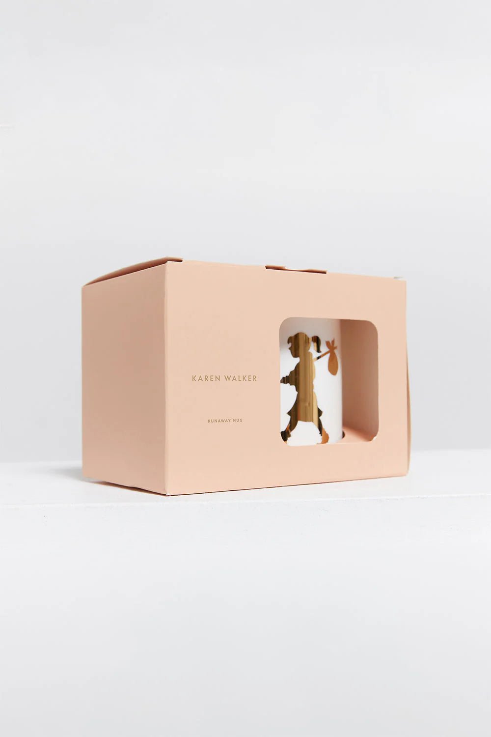 Karen Walker | Runaway Mug | White with Gold Foil | Palm Boutique