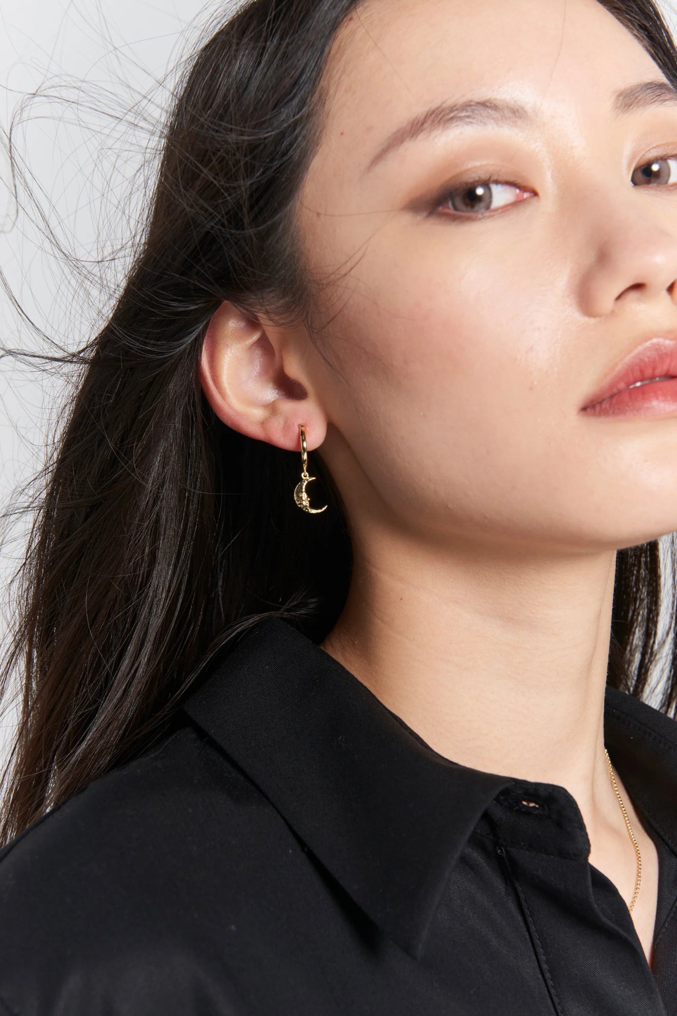 Karen Walker | Sun & Moon Hoops | Stirling Silver | Palm Boutique