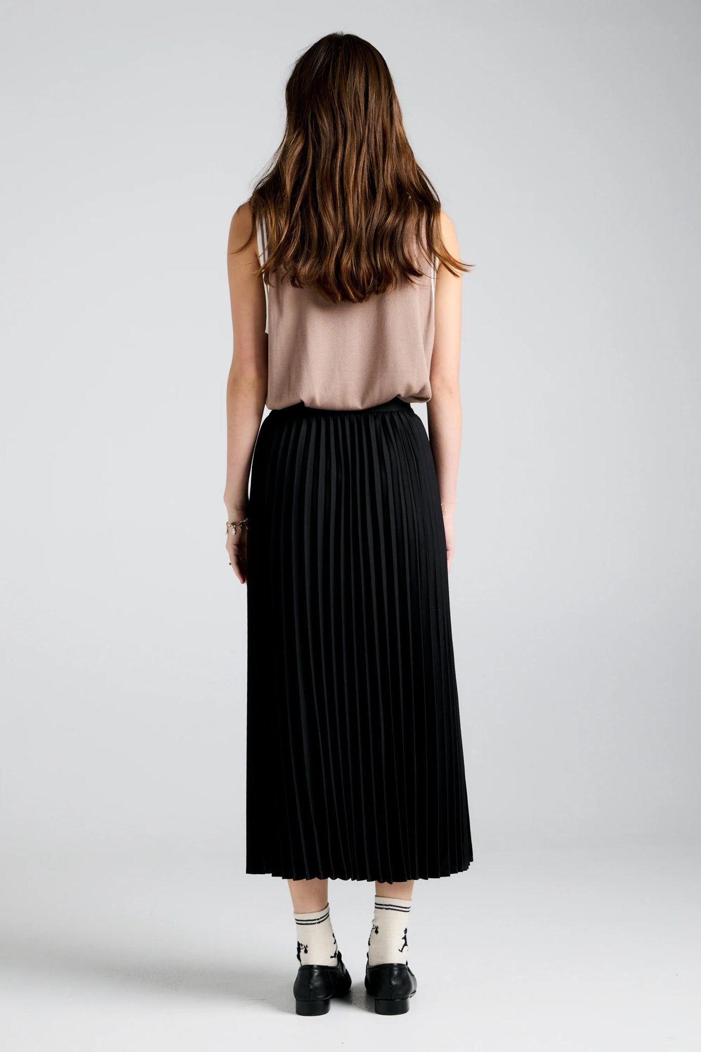 Karen Walker | Sunray Pleated Skirt | Black | Palm Boutique