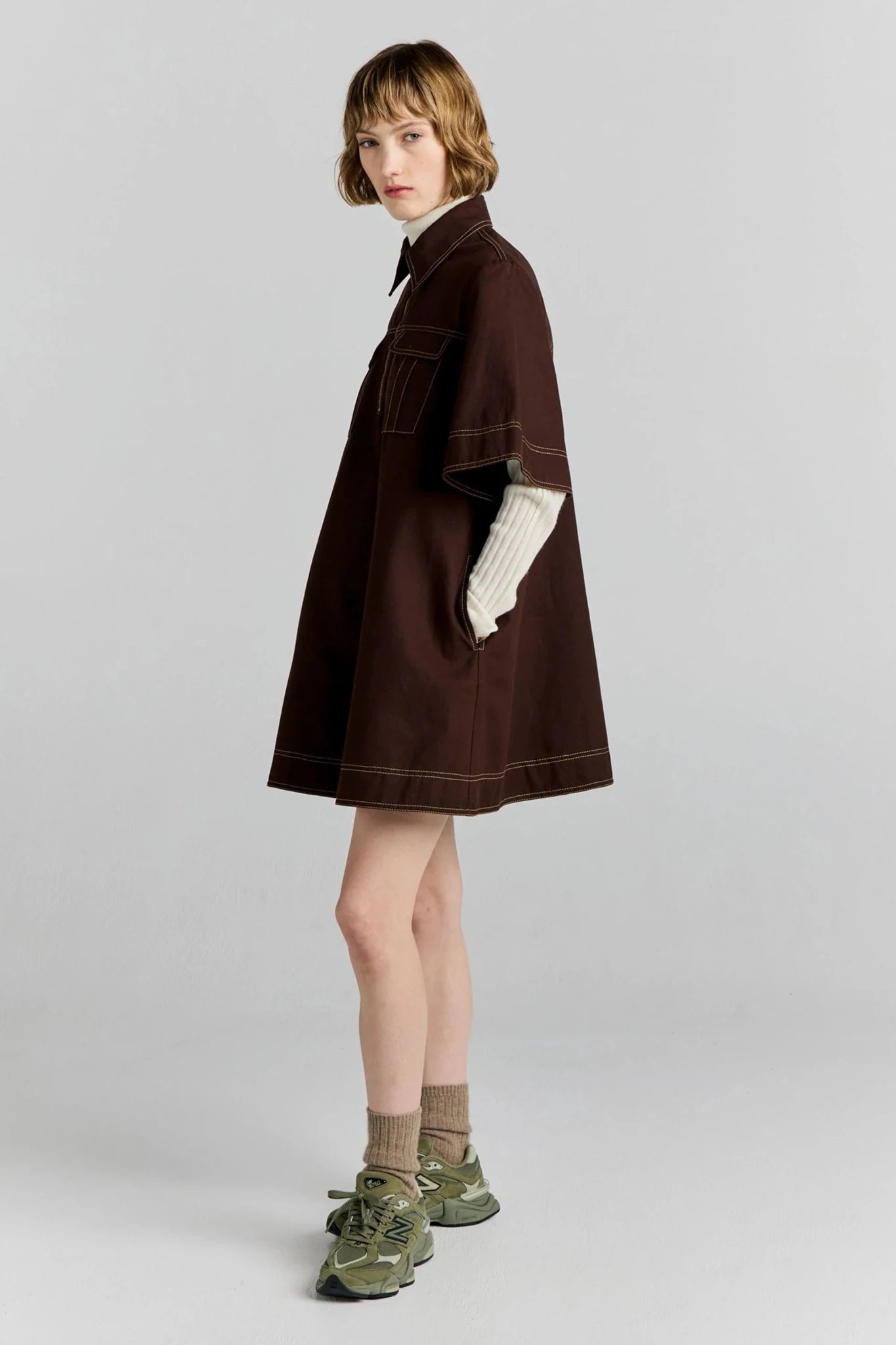 Karen Walker | Tempest Dress | Chocolate | Palm Boutique