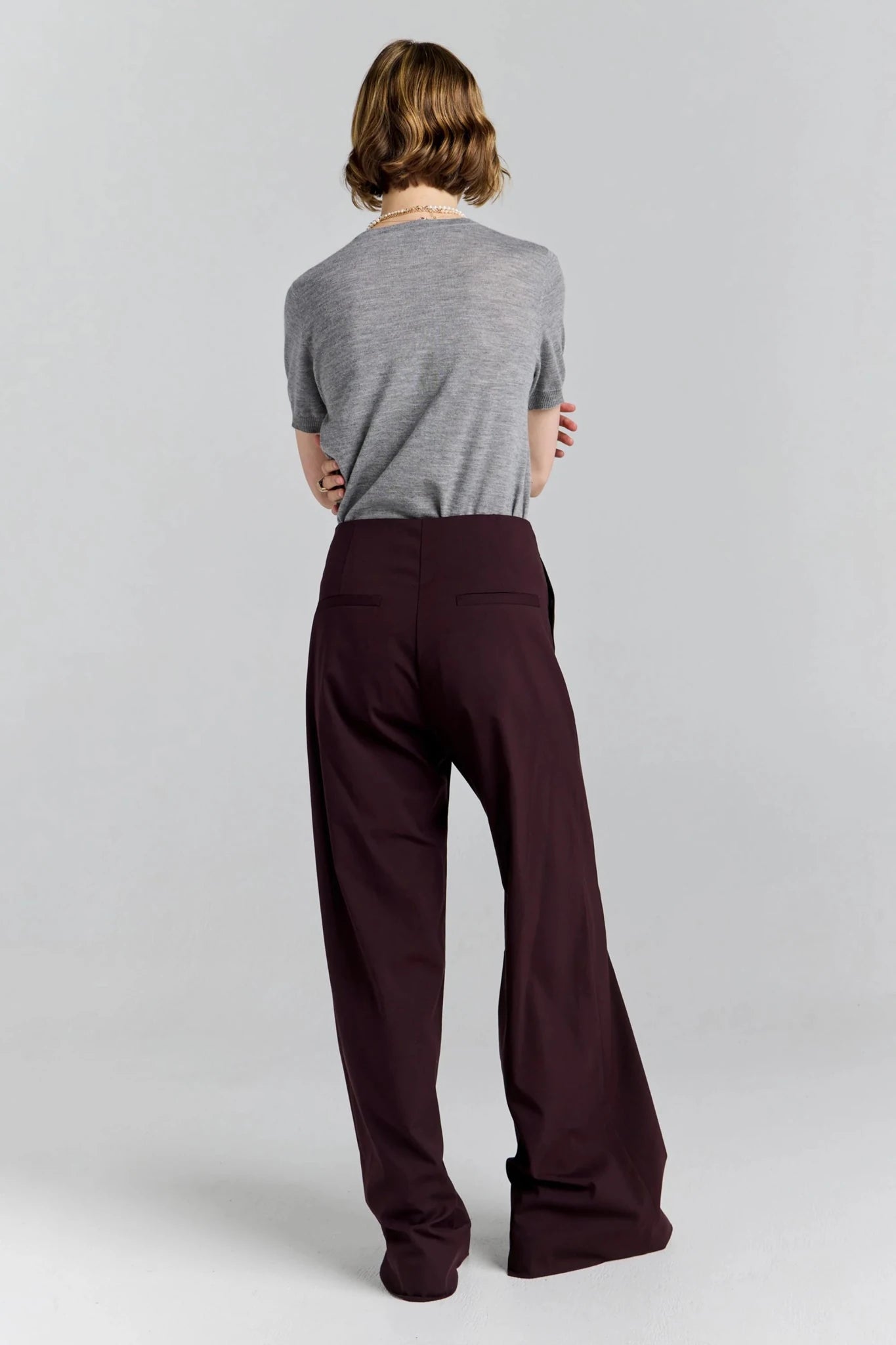 Karen Walker | Vestige Trousers | Plum | Palm Boutique