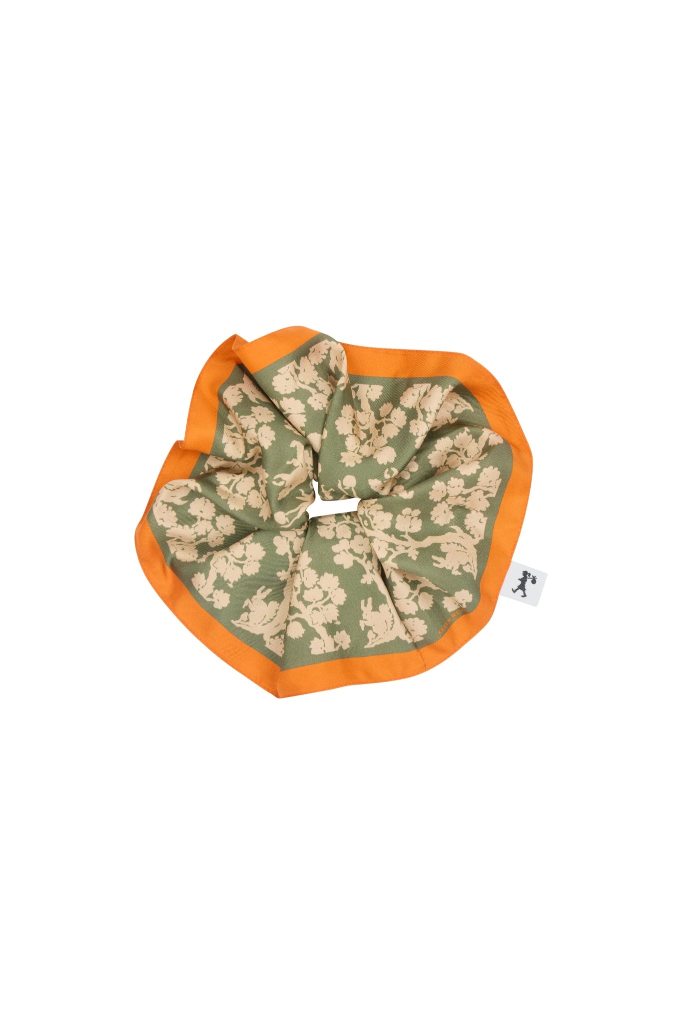 Karen Walker | XL Silk Scrunchie | Olive | Palm Boutique