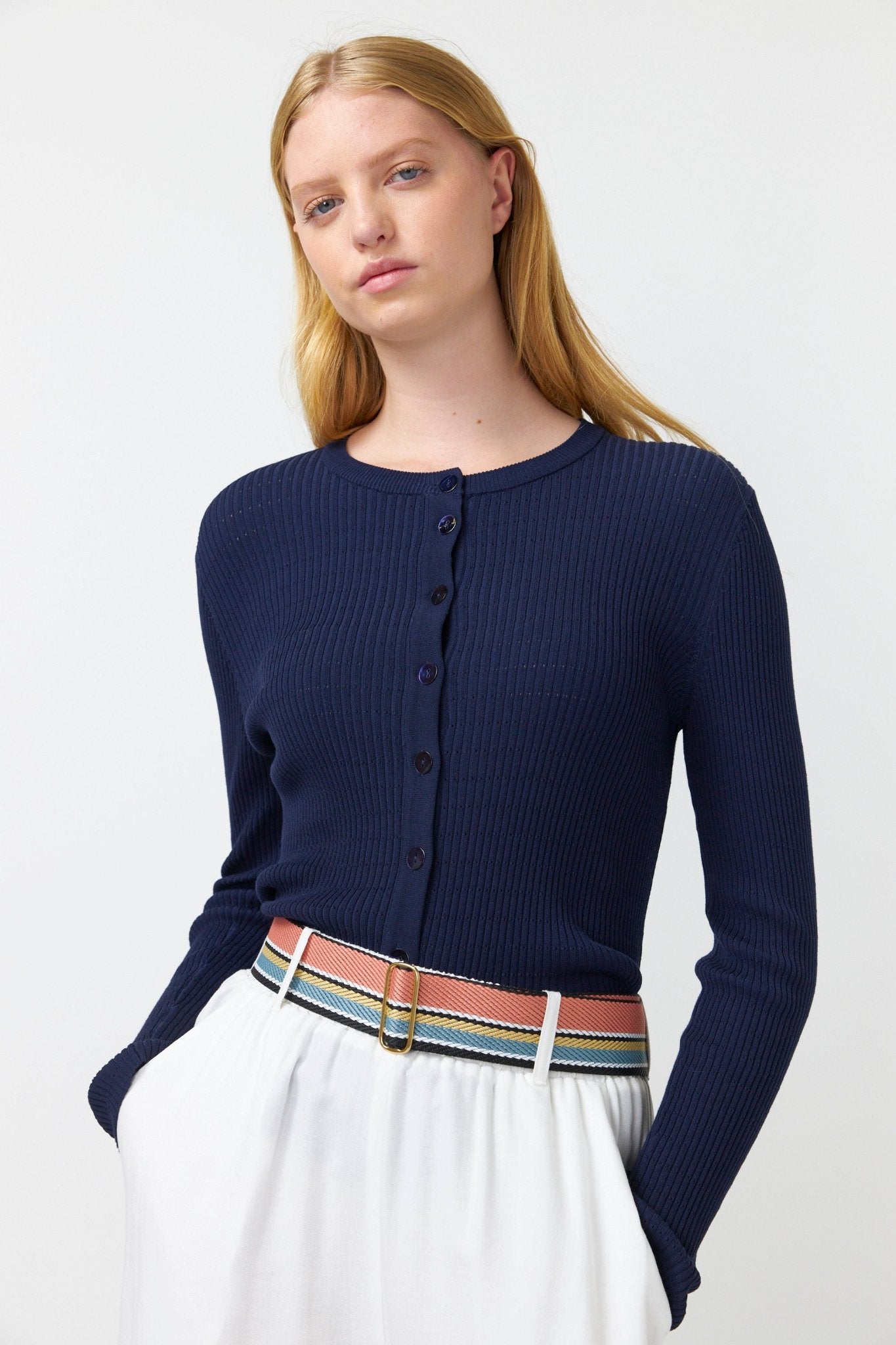 Kate Sylvester | Esra Cardigan | Ink | Palm Boutique